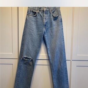Agolde 90’s punch waist jeans size 25